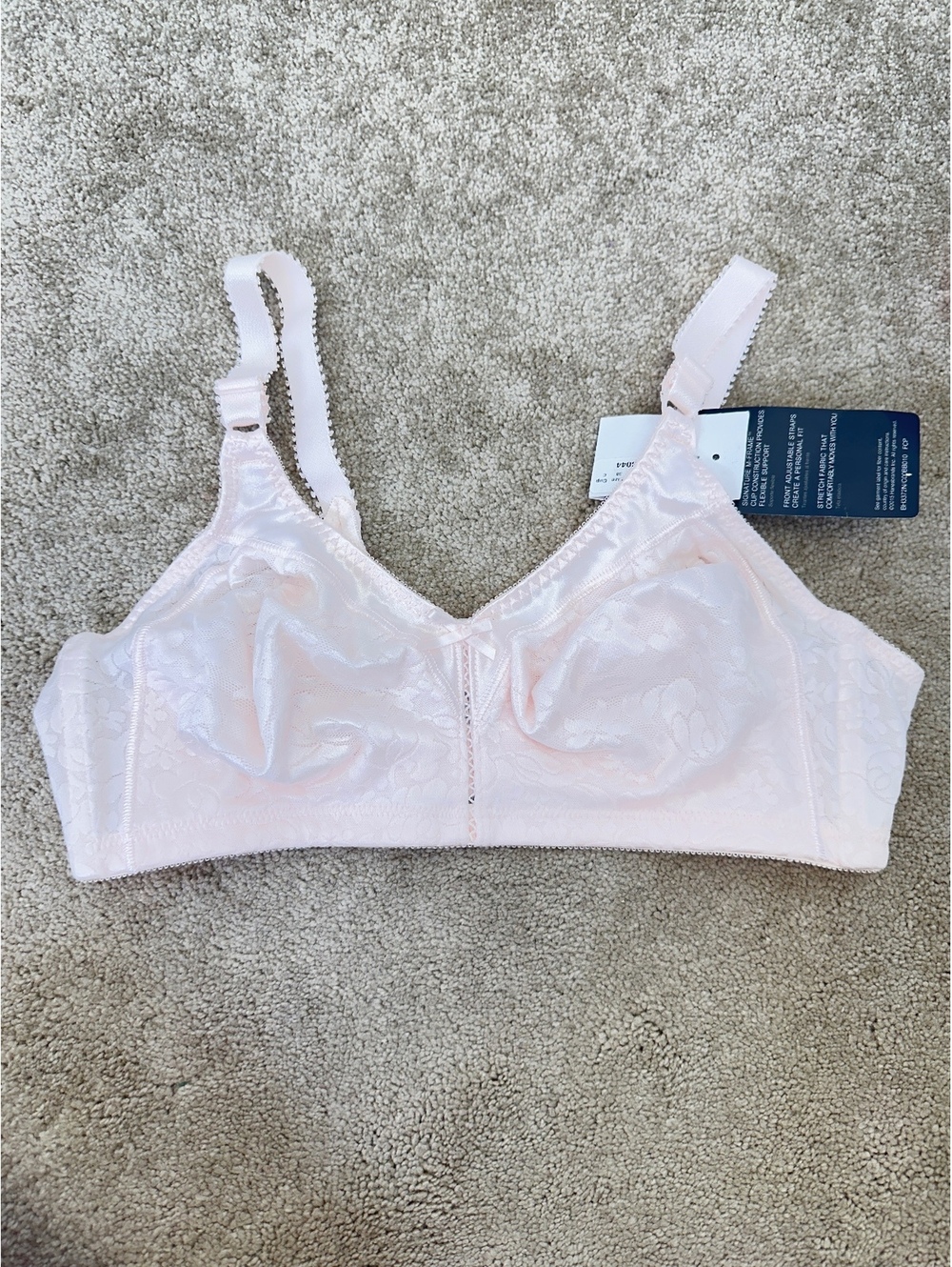 Four New Bali Bras 38C Wire Free Adjustable Strap Hook & Eye Back Cool Comfort - Picture 6 of 15